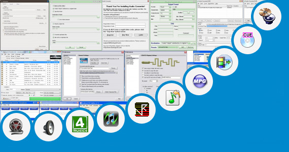 Software collection for M3u To Cue Converter