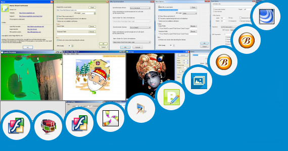 Software collection for Professional Flash Banners Portfolio
