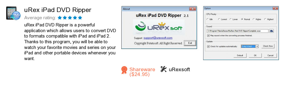 URex iPad DVD Ripper