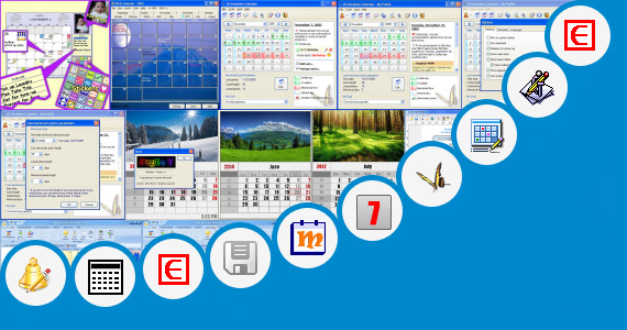 Software collection for 12 Month Birthday Calendar