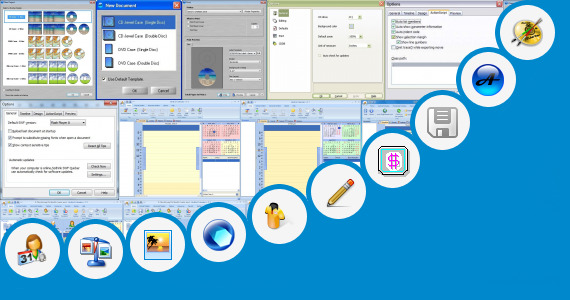 Software collection for Hand Cd Label Stamper