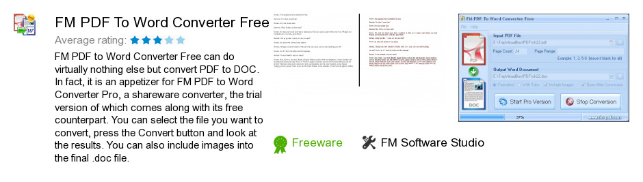 FM PDF To Word Converter Free