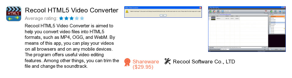 Recool HTML5 Video Converter