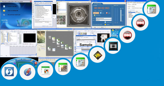 Software collection for Editor Sound Forge