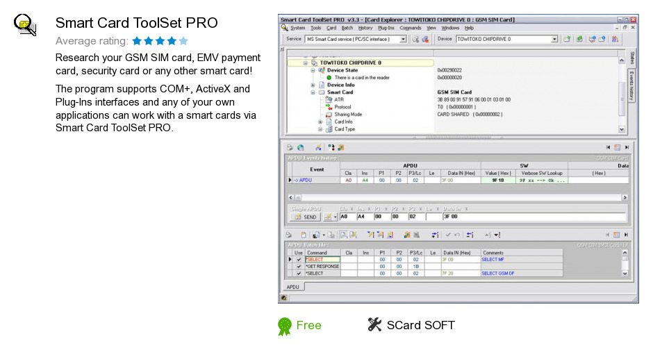 Smart Card ToolSet PRO