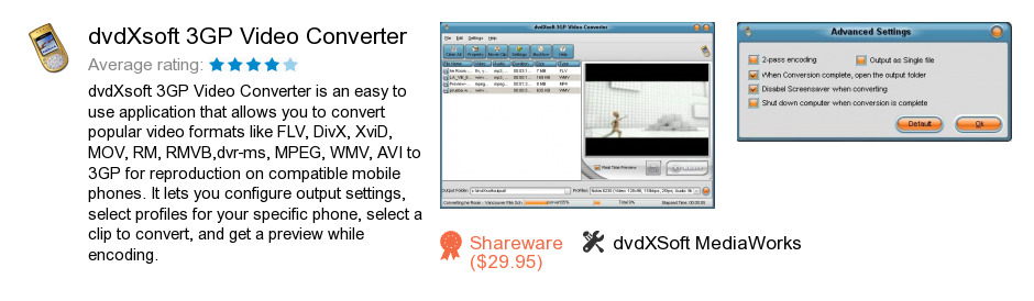 DvdXsoft 3GP Video Converter