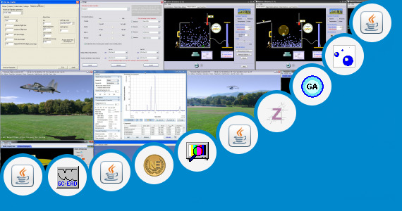 Gas Chromatography Simulator - Ideal Gas in 3D and 25 more