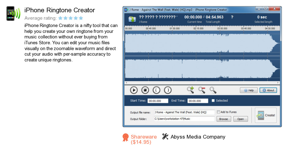 IPhone Ringtone Creator