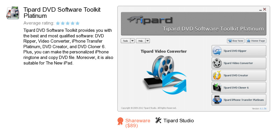 Tipard DVD Software Toolkit Platinum