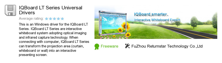 IQBoard LT Series Universal Drivers