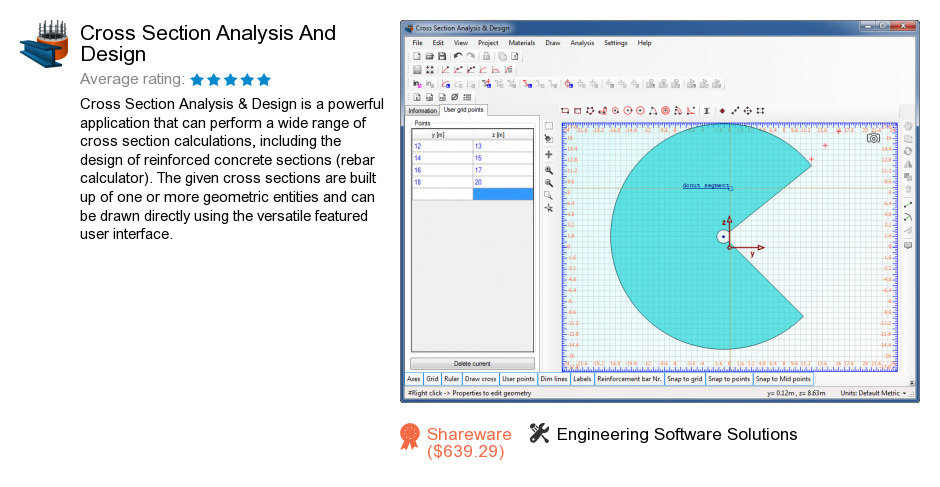 Cross Section Analysis And Design