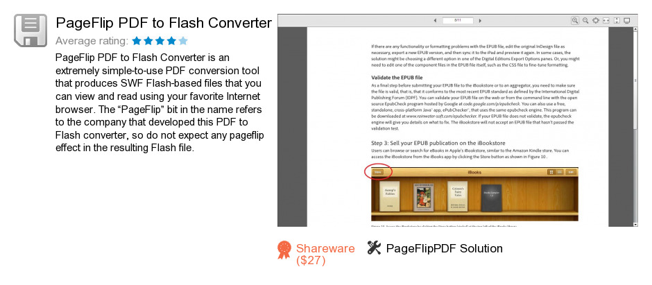 PageFlip PDF to Flash Converter