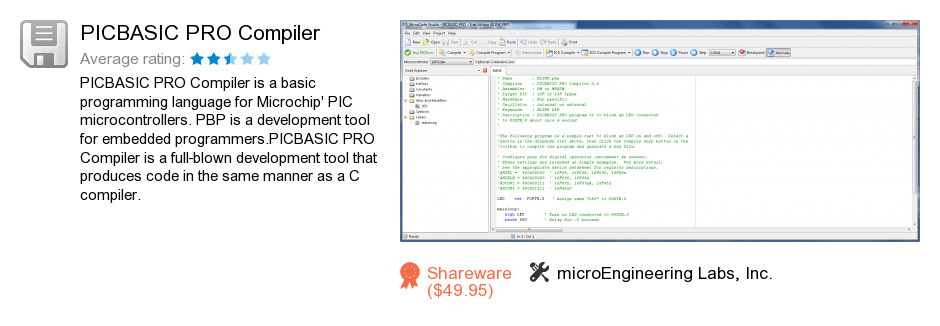 PICBASIC PRO Compiler