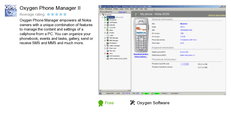 Oxygen Phone Manager II