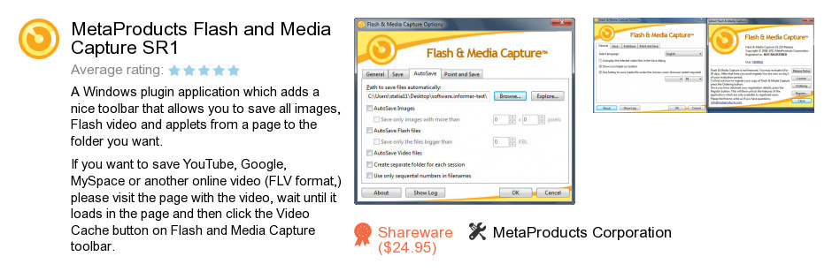 MetaProducts Flash and Media Capture SR1