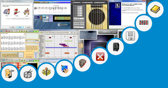 Software collection for Bangla Guitar Rhythm