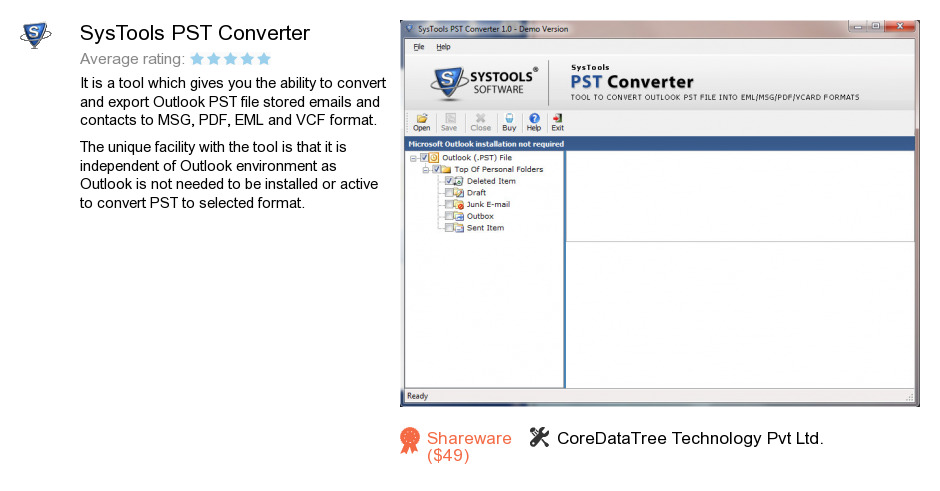 SysTools PST Converter
