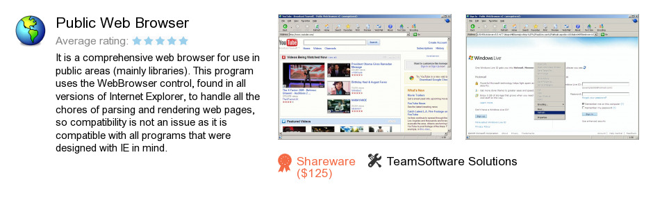 Public Web Browser