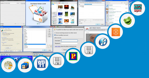 Software collection for 240 320 Java Photo Editer