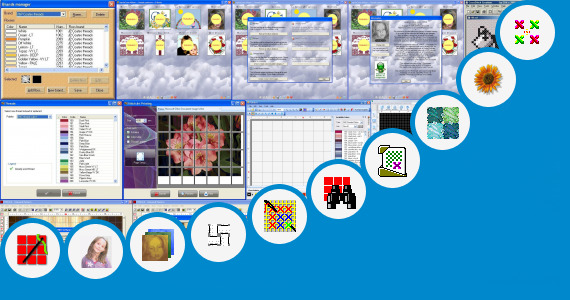 Software collection for Gujrati Stitch Pattern