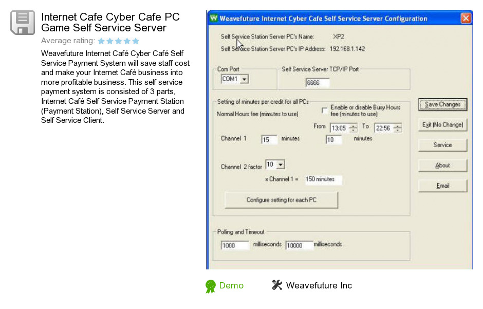 Internet Cafe Cyber Cafe PC Game Self Service Server