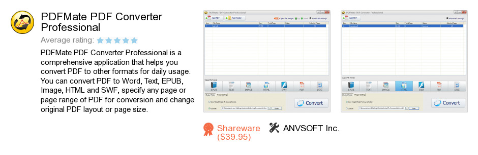 PDFMate PDF Converter Professional