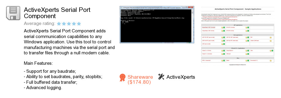 ActiveXperts Serial Port Component