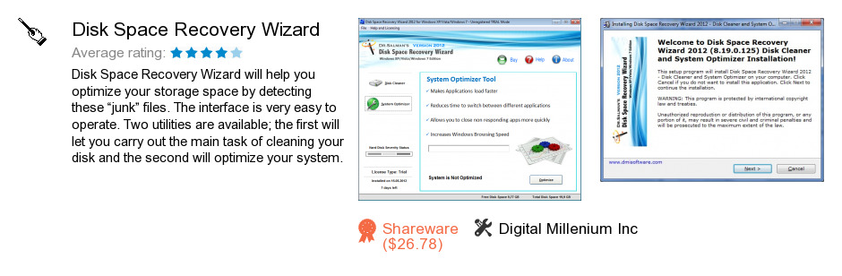 Disk Space Recovery Wizard