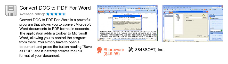 Convert DOC to PDF For Word