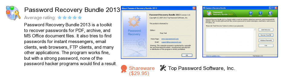 Password Recovery Bundle 2013