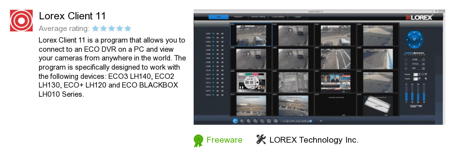 review lorex client 11 is a software program developed by lorex ...