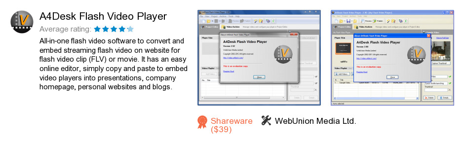 A4Desk Flash Video Player