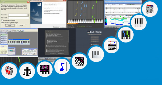 Software collection for Piano Songs Music Sheet Virtual Malayalam Songs