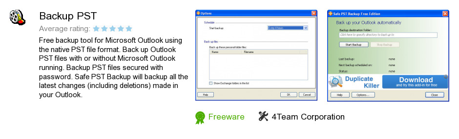Backup PST