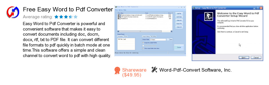 Free Easy Word to Pdf Converter