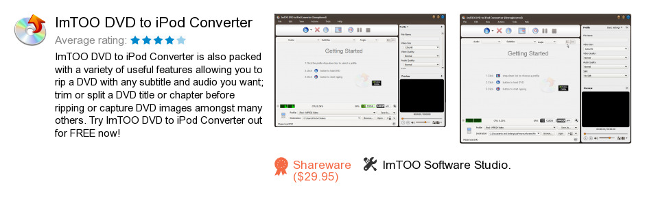 ImTOO DVD to iPod Converter