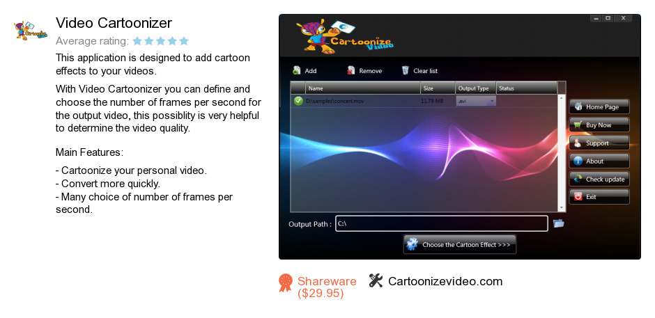Video Cartoonizer
