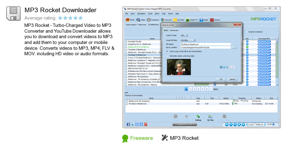 MP3 Rocket Downloader