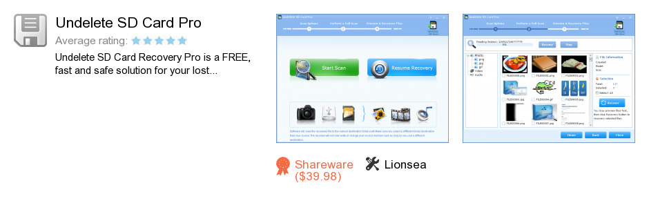 Undelete SD Card Pro