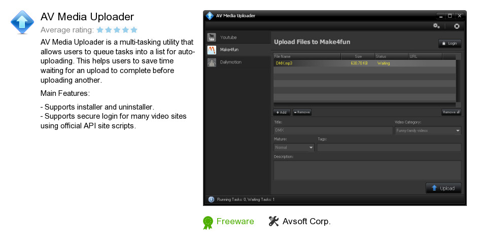 AV Media Uploader