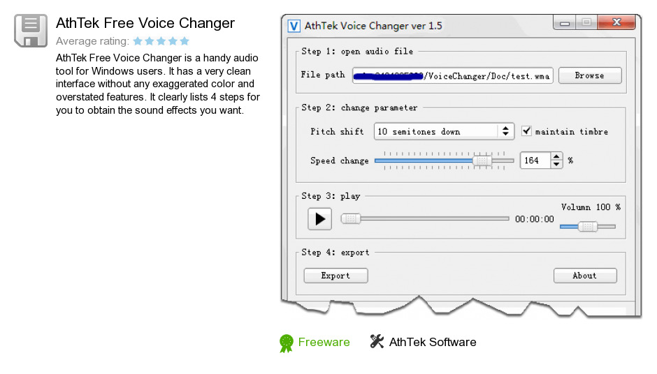 AthTek Free Voice Changer