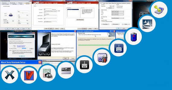 Software collection for Sony Vaio Battery Software