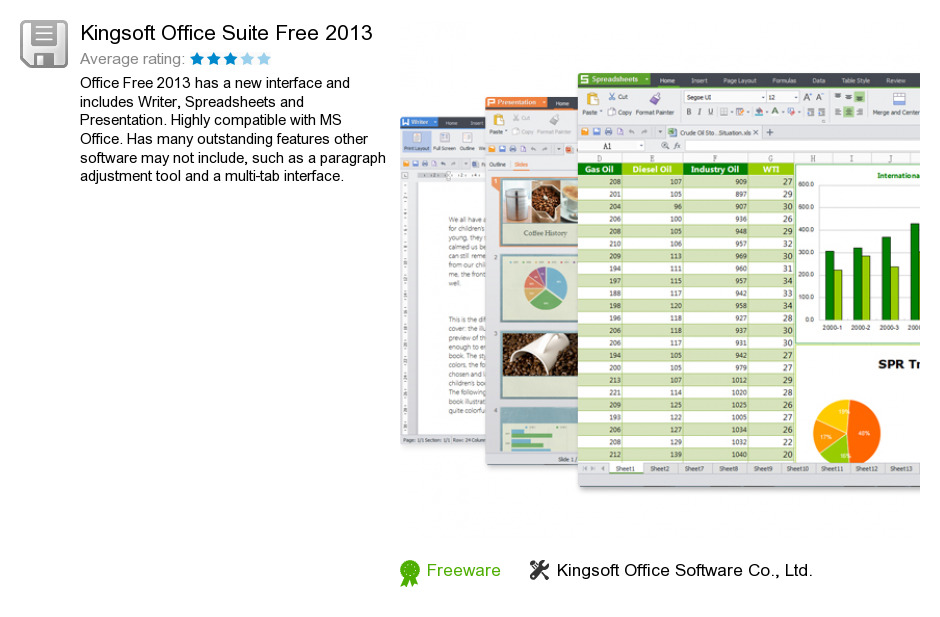 Kingsoft Office Suite Free 2013