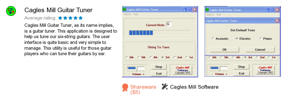 Cagles Mill Guitar Tuner