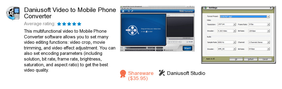 Daniusoft Video to Mobile Phone Converter