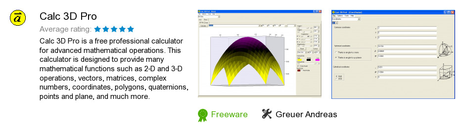 Calc 3D Pro