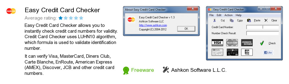 Easy Credit Card Checker