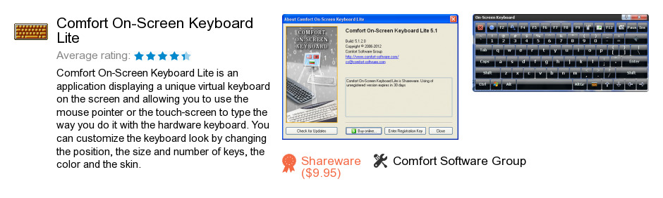 Comfort On-Screen Keyboard Lite