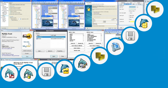 Software collection for Portable Mysql Front
