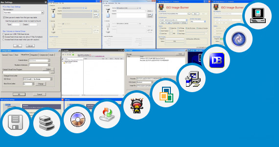 Software collection for Highly Compressed Active Boot Disk Iso